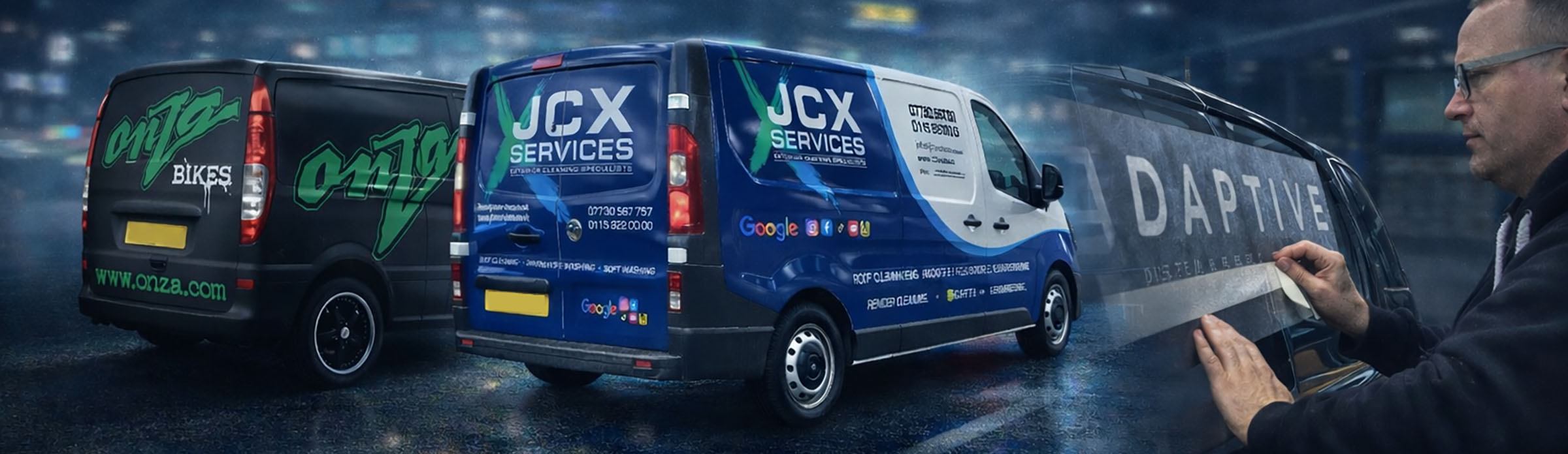 Vehicle graphics showcase